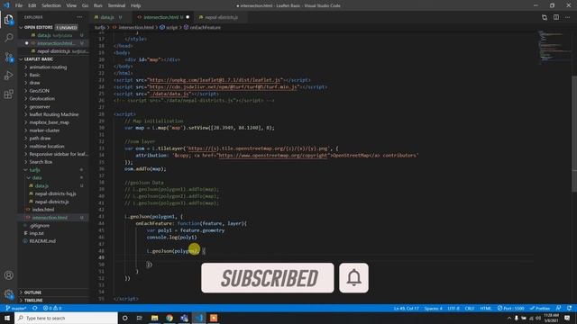 Intersection of two polygon | leafletjs смотреть онлайн