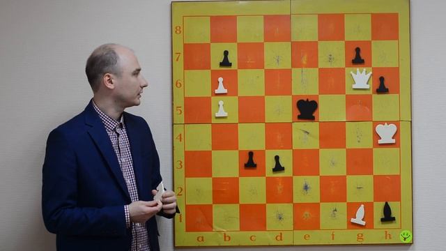 Мат королю в центре шахматной доски смотреть онлайн