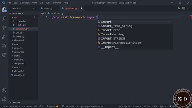 Python Django - REST Framework & Serializers смотреть онлайн