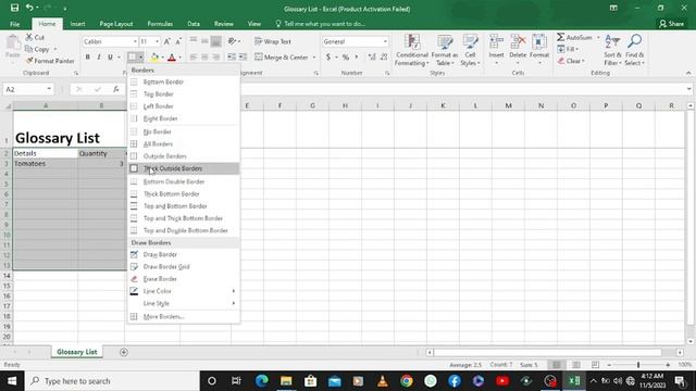 A simple Excel glossary list смотреть онлайн