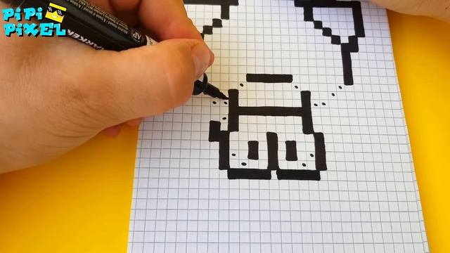 СОБАКА МОПС по клеточкам ИЗ PETSHOP KAWAII DOG !PIXEL ART HOW TO DRAW РИСУЕМ ПО КЛЕТОЧКАМ смотреть онлайн