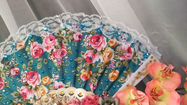 Головной убор с веером и цветами #ЛисьяМастерская смотреть онлайн