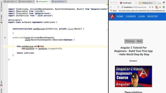 ? Angular Router Guards - CanActivate - Auth Guard - Redirect to Login смотреть онлайн