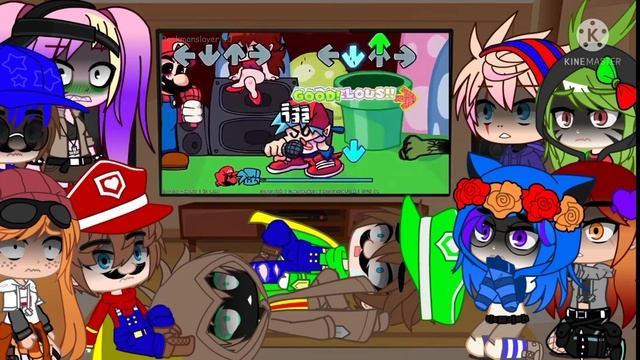 smg4 crew react to Sonic 2 and fnf Mario exe reskin part 1 смотреть онлайн