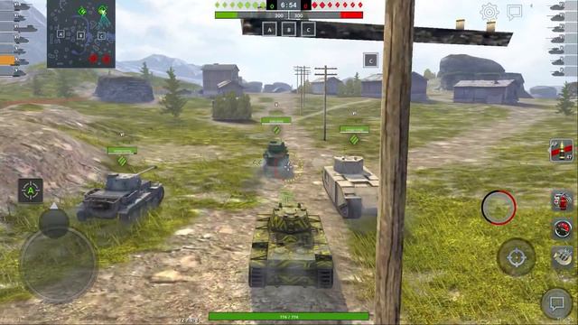 world of tanks blitz รถถัง KV-1 ถึกทน [เกมมือถือ] смотреть онлайн