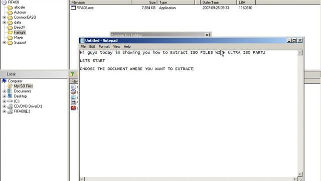 How to extract ISO files PART2 (ULTRA ISO) смотреть онлайн