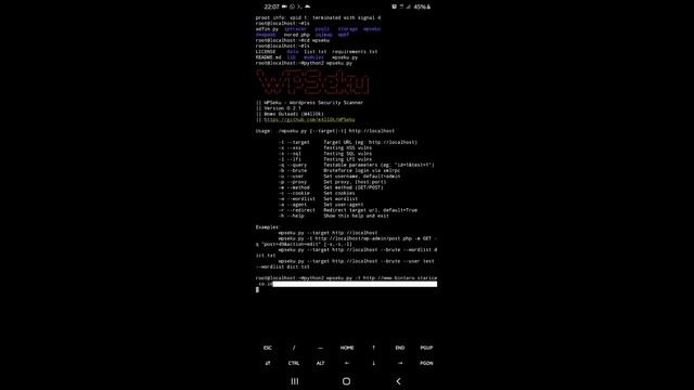 How To Use WPSeku Tools To Scan Vulnerability Site On CMS Wordpress | Basic Scanner And Bruteforcin смотреть онлайн