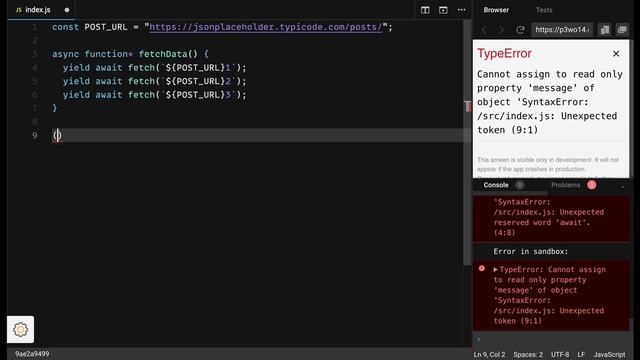 Asynchronous Iteration in JavaScript смотреть онлайн