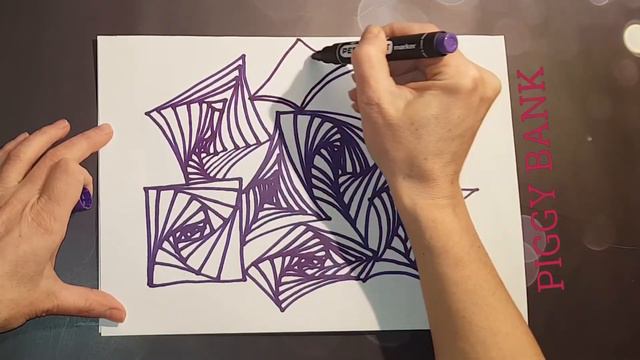 Абстрактный рисунок #1 | Рисунок по спирали | Spiral Drawing | Abstract Art смотреть онлайн
