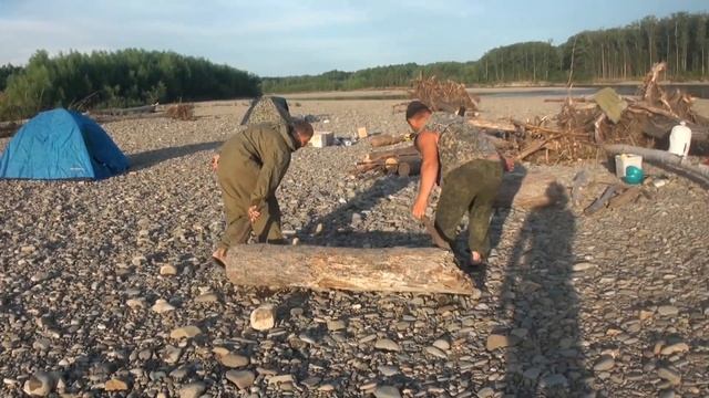 Мастер - класс по разведению нодьи (таежного костра). Амурская область смотреть онлайн