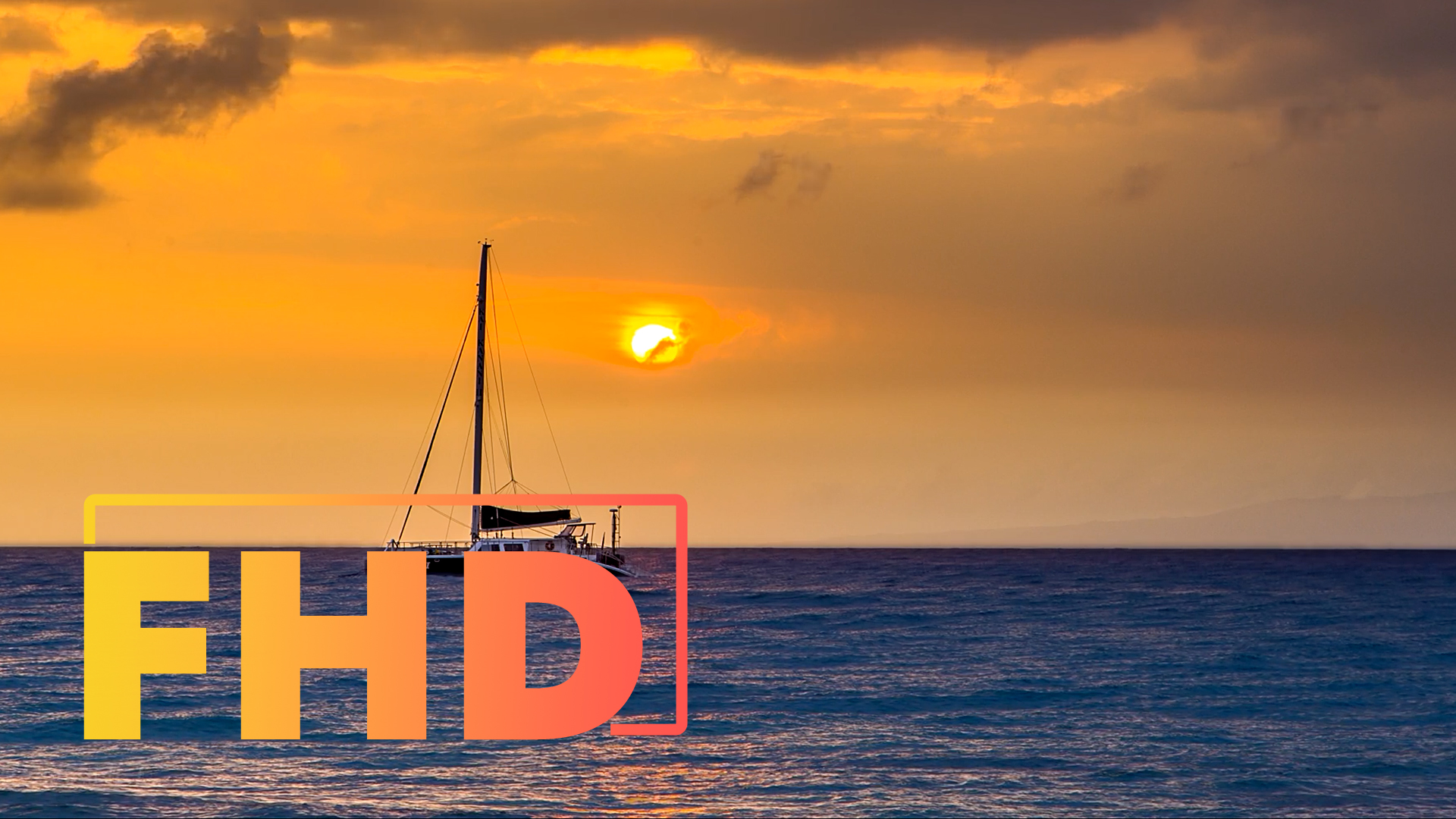 Закат на море - релакс видео 1 час. Фоновая музыка и видео для медитации и отдыха.