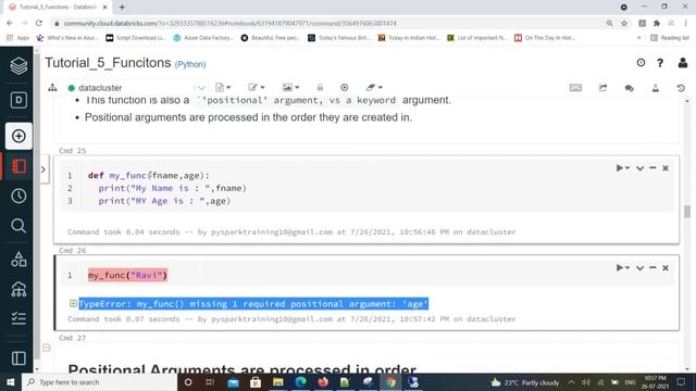 Python For Data Engineering 5 : Python Functions and Lambda Function смотреть онлайн