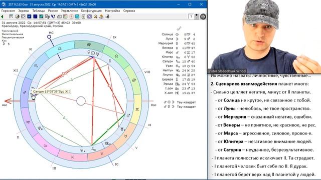 Квадратура в астрологии. #2. Планеты. смотреть онлайн