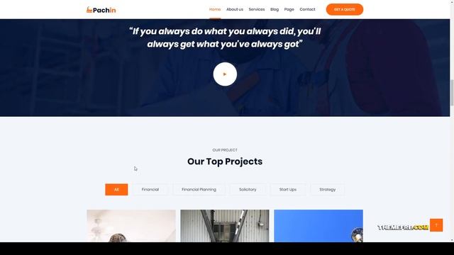 Pachin - Industry and Factory WordPress Theme modern theme engineering Website Builder смотреть онлайн