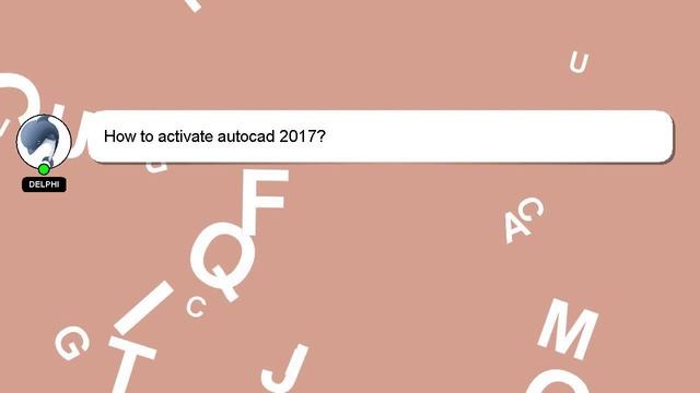 How to activate autocad 2017? смотреть онлайн