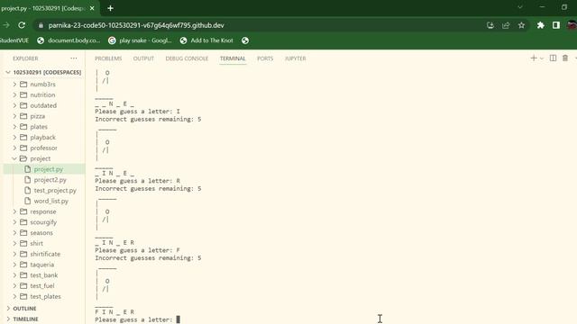 CS50 Introduction to Coding With Python Final Project смотреть онлайн