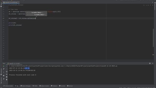Python - Class 23 Python Standard Library = (datetime, pytz and dateutil) смотреть онлайн
