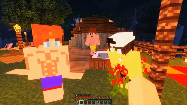Minecraft LOVE ISLAND - SPIN THE BOTTLE & TRUTH OR DARE, BUT ARE THEY GUYS SAFE?!!! смотреть онлайн