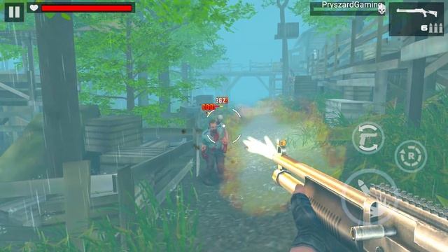 ZOMBIE FIRE 3D: Offline Game - Gameplay Walkthrough Part 1 Tutorial Zombie Shooting (iOS, Android) смотреть онлайн