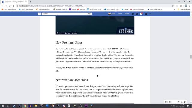Patch Notes 2-3-20 (World of Warships Legends) смотреть онлайн