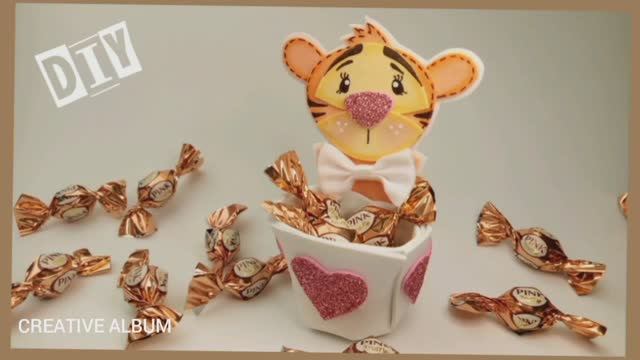 Поделка из фоамирана "Тигрёнок". смотреть онлайн