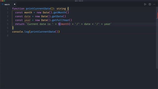 ES6 TypeScript #8 Template Literals смотреть онлайн