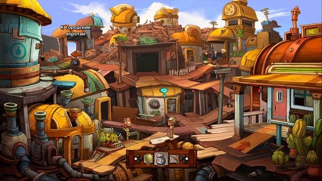 Прохождение Deponia с русскими субтитрами без комментариев 
Часть 3