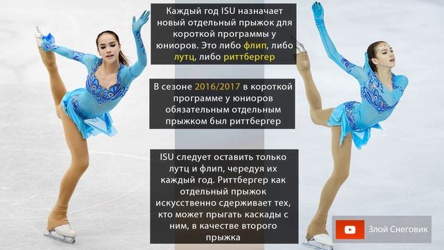 Алина Загитова и КОВАРНОЕ ПРАВИЛО ISU в юниорах смотреть онлайн