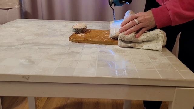 Нарезка замороженной рыбы реноватором (мультитулом)