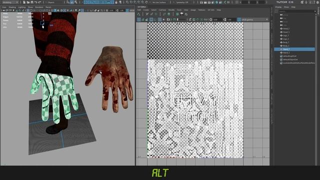 Autodesk Maya - Компоновка UV + Запекание текстур смотреть онлайн