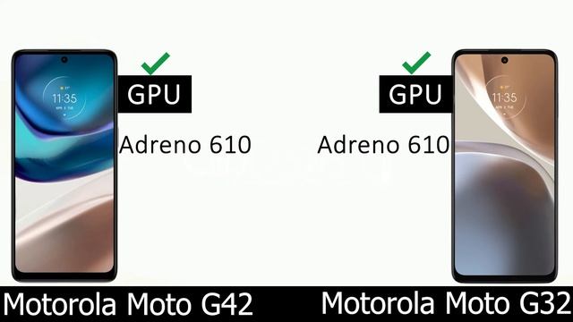 Motorola Moto G42 vs Motorola Moto G32 смотреть онлайн