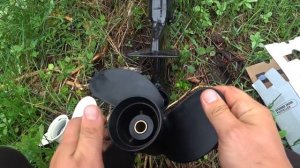 Замена винта на моторе Парсун. Шаг винта. Скоростной винт