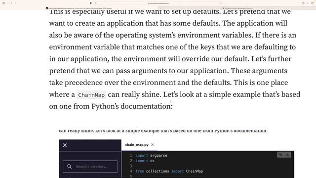 Python:ChainMap Collections Module in Python смотреть онлайн