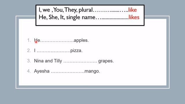 How to use do, does, like or likes in a sentence смотреть онлайн