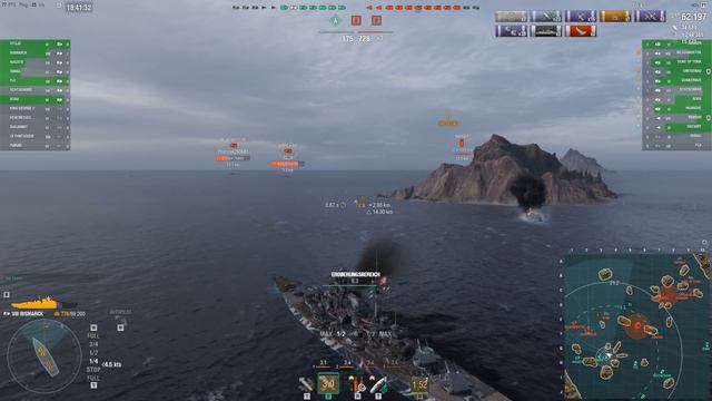 Bismarck 9 KILL❌ KRAKEN смотреть онлайн