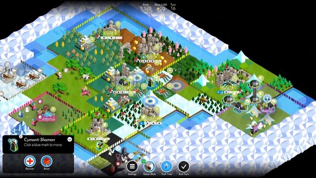 Cymanti Vs. 9 Crazy Mode Bots | The Battle Of Polytopia Gameplay смотреть онлайн