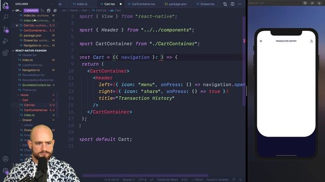 #22 Cart — React Native Fashion смотреть онлайн