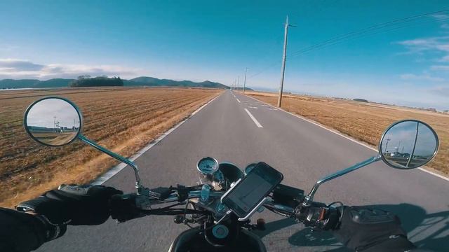 YAMAHA SR400 | Drive from Azuchi Castle Ruins to La Collina смотреть онлайн