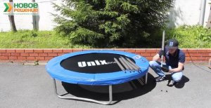 Сборка батута с сеткой Unix line