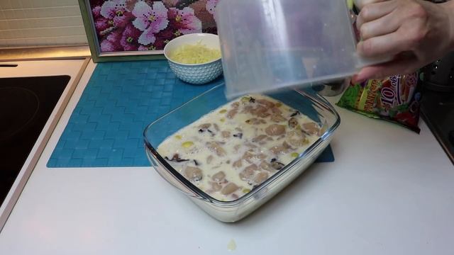 ?ЗАПЕКАНКА БОМБА ИЗ МАКАРОН С КУРОЧКОЙ ГРИБАМИ И СЫРОМ❤️ЛЕНИВЫЙ РЕЦЕПТ смотреть онлайн