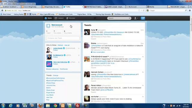 PHP RSS Part 18 Setting up a twitter account смотреть онлайн