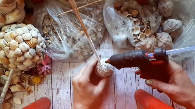 Морской топиарий из ракушек смотреть онлайн