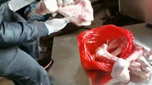 Дробилка шредер для говяжьих костей