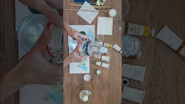 Как мыть кисточки от масляных красок, чтобы сменить цвет? смотреть онлайн