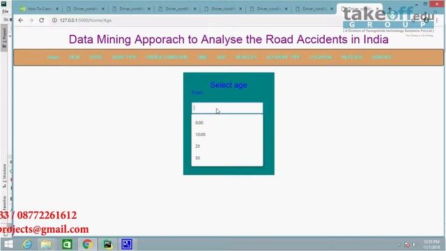 Data Mining Approach to Analyze the Road Accidents in India || Java Web Application Projects смотреть онлайн
