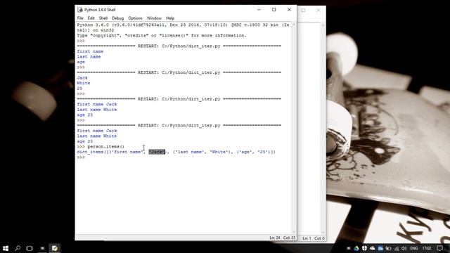 38. Перебор словарей в Python 3 - dict iteration (Уроки Python) RU смотреть онлайн