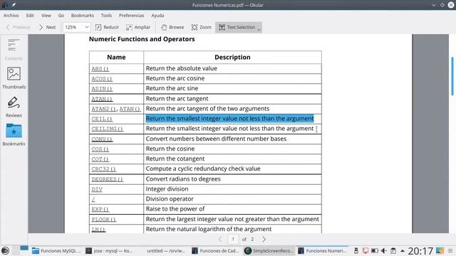 38 - Funciones Numéricas [MariaDB/MySQL] смотреть онлайн