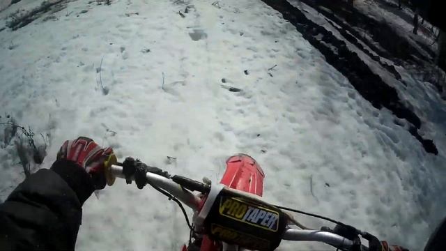 Открыл сезон на питбайке (BSE PH-10 125)/Покатушка на питбайке. смотреть онлайн