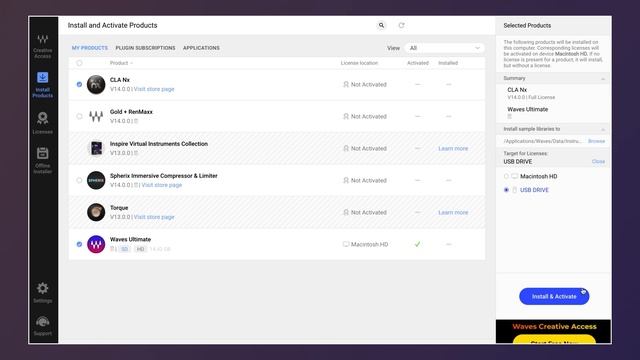 How to Install, Activate & Update Waves Plugins: Waves Central Tutorial смотреть онлайн