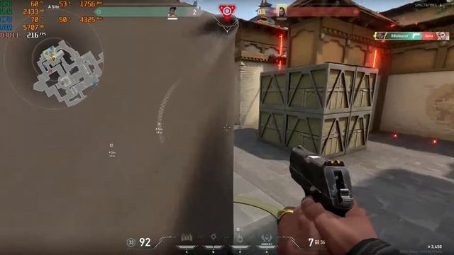 Valorant | Ryzen 3300X Auto OC | RX 5500 XT 8 GB | Medium Settings | Haven | смотреть онлайн